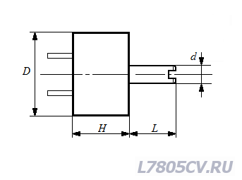 Резистор переменный СП4-1в размеры